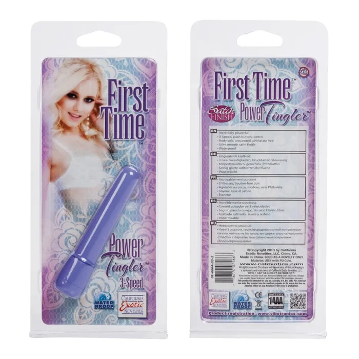 First Time Power Tingler - Purple | CalExotics Vibrators First Time Power Tingler - Purple | CalExotics Vibrators