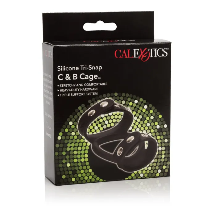 Male Sex Toys | CalExotics Silicone Tri-Snap C & B Cage