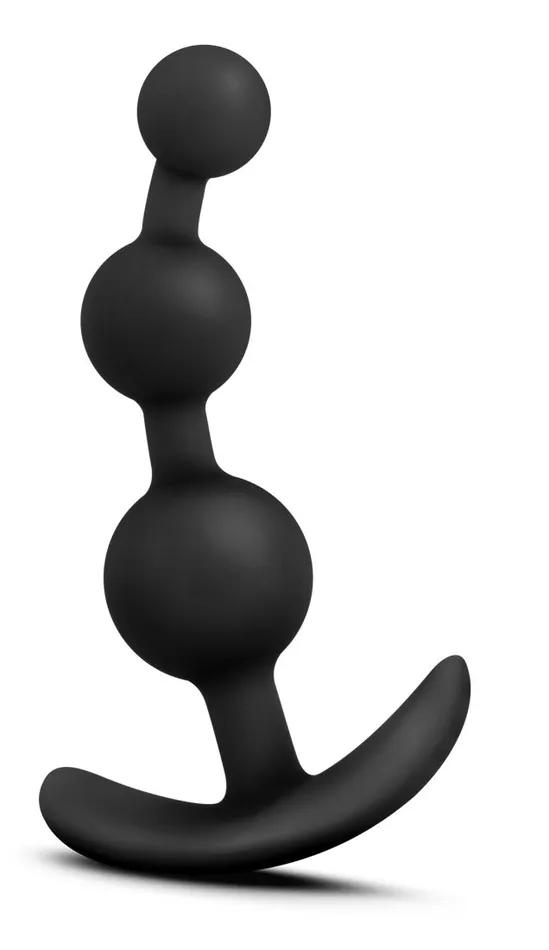 Anal Anal Adventures Platinum By Blush Black 525Inch Anal Beads Blush