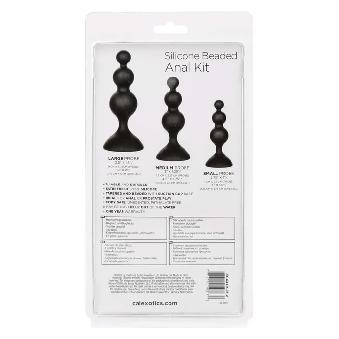 Anal Silicone Beaded Training Kit The Ultimate Anal Adventure Awaits California Exotic Novelties