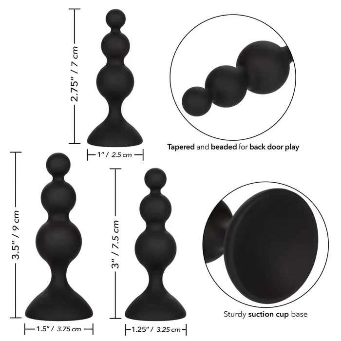 Anal Silicone Beaded Training Kit The Ultimate Anal Adventure Awaits California Exotic Novelties