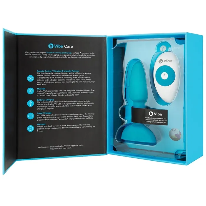 B Vibe Anal BVibe Rimming Plug PetiteTeal B Vibe Anal BVibe Rimming Plug PetiteTeal
