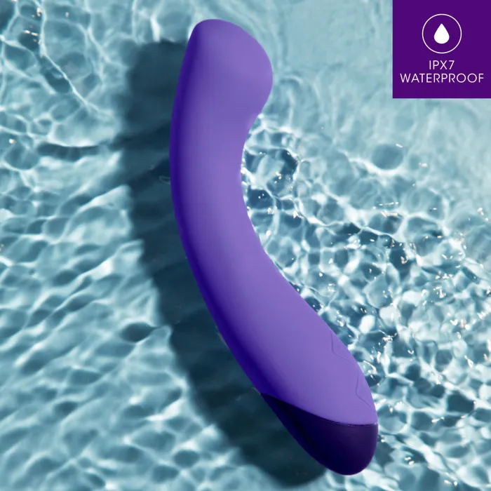 Blush Vibrators Wellness By Blush G Ball GSpot Purple UltraSilk Vibrator Made with Puria Silicone