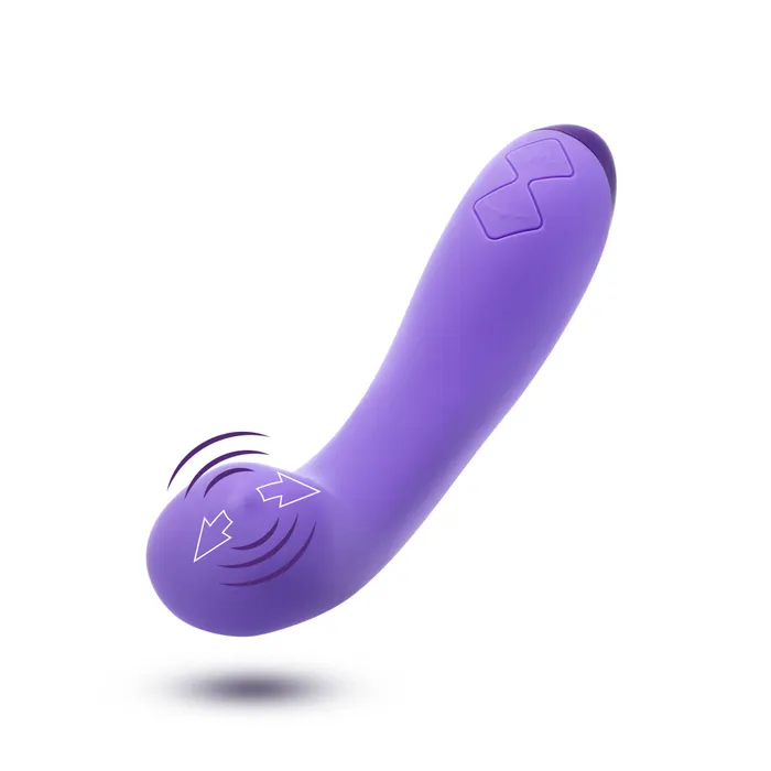 Blush Vibrators Wellness By Blush G Ball GSpot Purple UltraSilk Vibrator Made with Puria Silicone