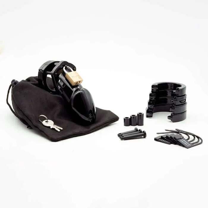 CB6000 Black 325 inches Chastity Cage with Complete Kit CBX Male Chastity Male Sex Toys