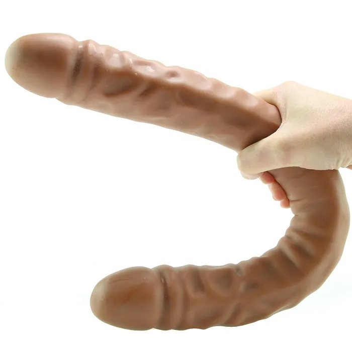 Dildos Blush Dr Skin 18 Inch Double Ended Dildo in Mocha Dildos Blush Dr Skin 18 Inch Double Ended Dildo in Mocha