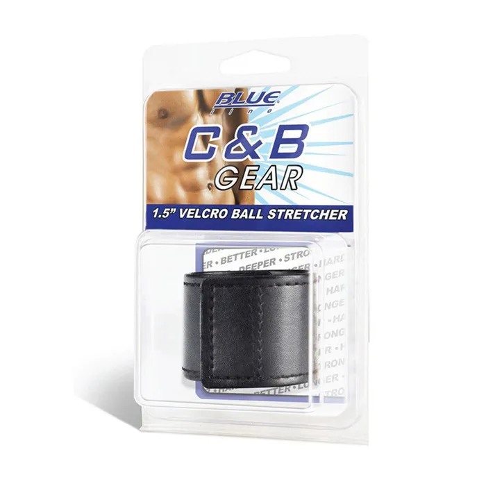 Blue Line Men Male Sex Toys 15 Velcro Ball Stretcher