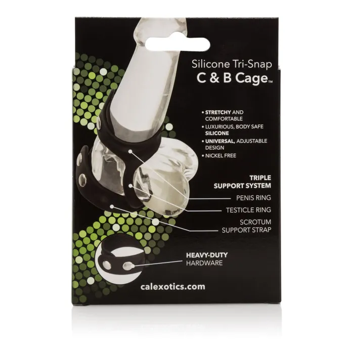 Male Sex Toys CalExotics Silicone TriSnap C B Cage Male Sex Toys CalExotics Silicone TriSnap C B Cage