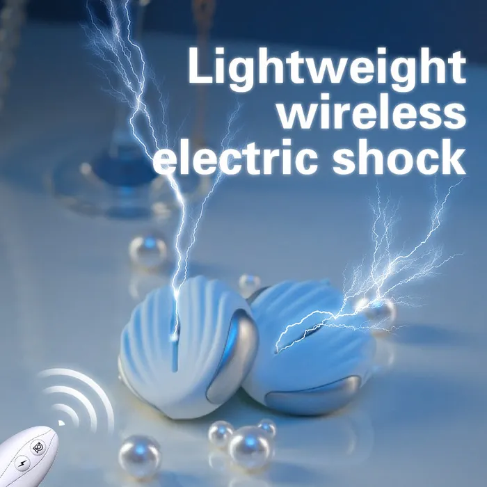 ROOMFUN Nipple Clitoral Toys Roomfun Lightweight wireless electric shock nipple clamps