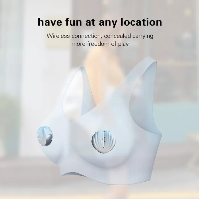 ROOMFUN Nipple Clitoral Toys Roomfun Lightweight wireless electric shock nipple clamps