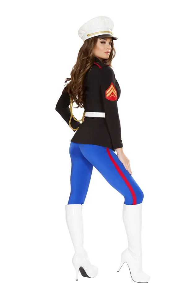 4701 3pc Sexy Marine Corporal Roma Costume Vibrators