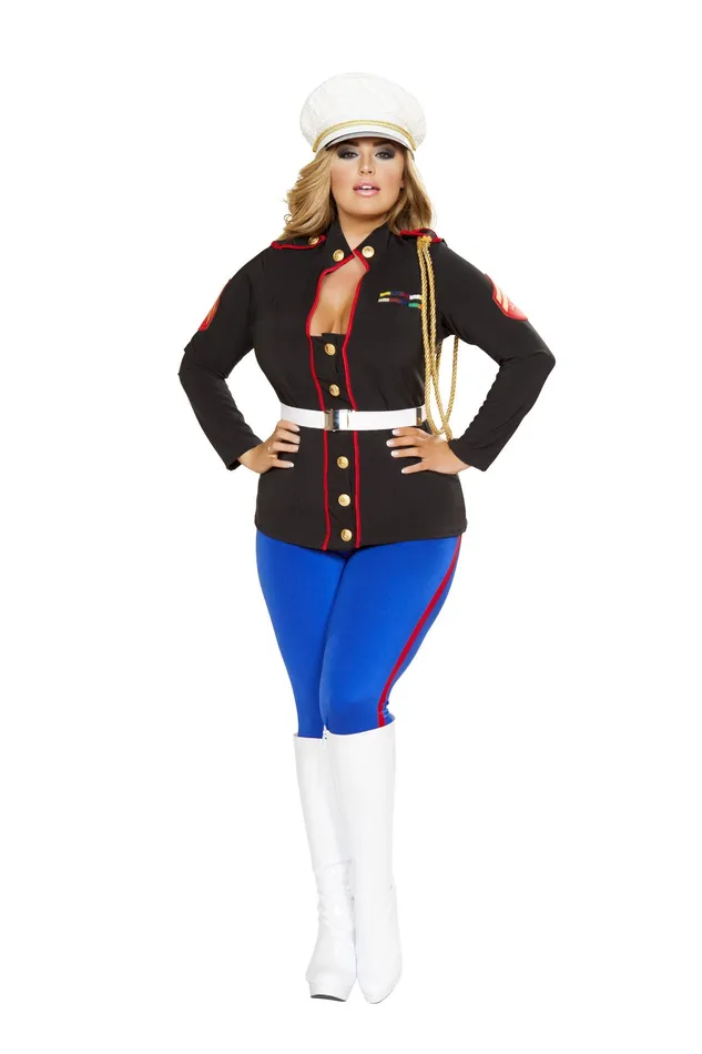 4701 3pc Sexy Marine Corporal Roma Costume Vibrators