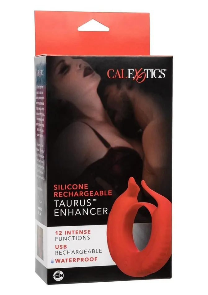 Couples Enhancers Silicone Rechargeable Taurus Enhancer Couples Ring Female Sex Toys