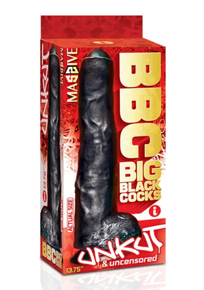 Dildos BBCs BBC Big Black Cocks Unkut and Uncensored Dong with Balls