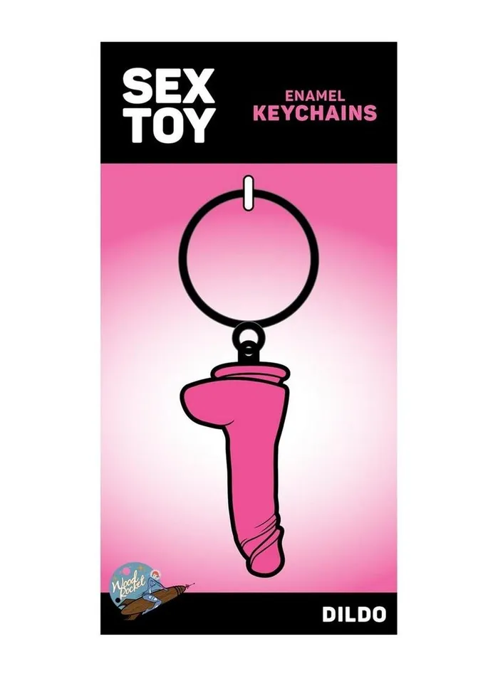 Dildos WoodRocket Dildo Pink Keychain